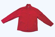 Duluth Trading Co Red Cargo Utility Full Zip Fleece Jacket Size Medium