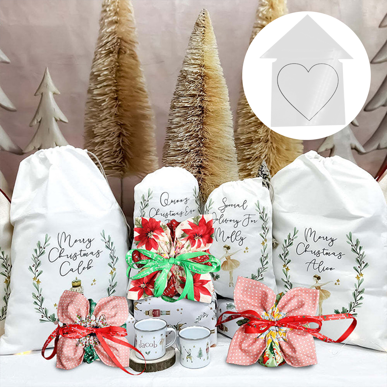 Candy Bag Sewing Ruler Non-deformed Diy Flexible Sugar Bag Template Ruler 6-inch