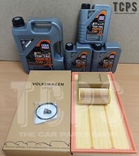 FOR AUDI RS3 SPORTBACK 15-20 GENUINE SERVICE KIT 8L LIQUI MOLY & AIR OIL FILTERS