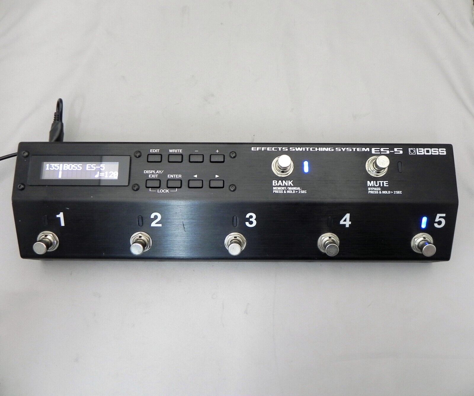 Preowned Boss ES-5 Effects Switching System with power cord SEE