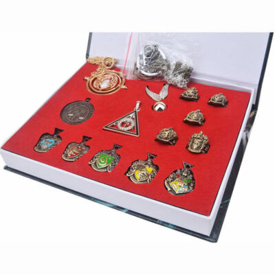 New 14 PCS  Harry Potter wand Magical wands rings necklace decorate Gift cosplay