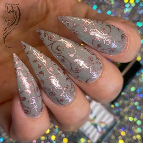 Whats Up Nails - Roses are Gold Stamping Polish (Rose Gold), Nail Polish - 第 8/12 張圖片