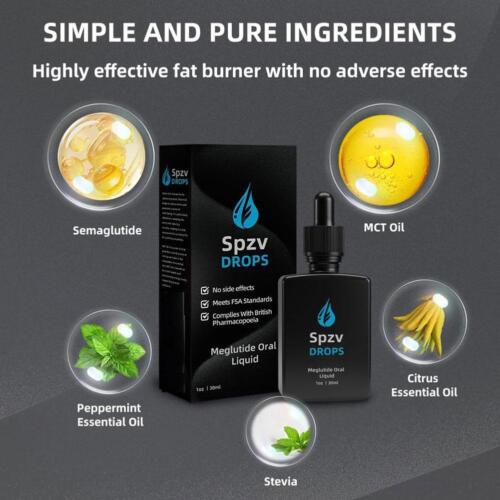 SPZV Meglutid Fatburner Flüssigkeit zum Einnehmen - Tropfen in Lebensmittelqualität 30 ml - Bild 7 von 11