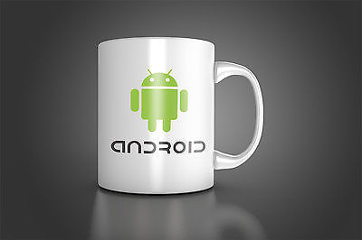 Android Logo Mug , personalised android mug, 11Oz ceramic personalised ...