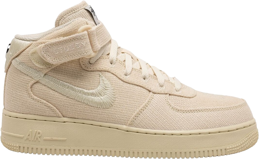 Nike Air Force 1 Mid x Stussy Fossil 2022