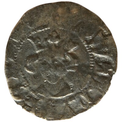 Edward II gehämmerter Half Penny, London postfrisch Klasse 10-11