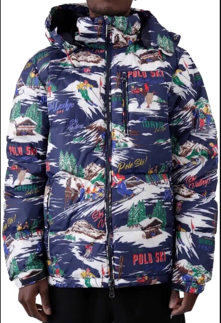 $498 NWT Men's Polo Ralph Lauren 1967 Ski Event Water Down $498 NWT Men's Polo Ralph Lauren 1967 Ski Event Water Down