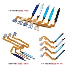 Fingerprint Sensor Home Return Key Menu Button For Xiaomi Redmi Note 10s 11 Pro 