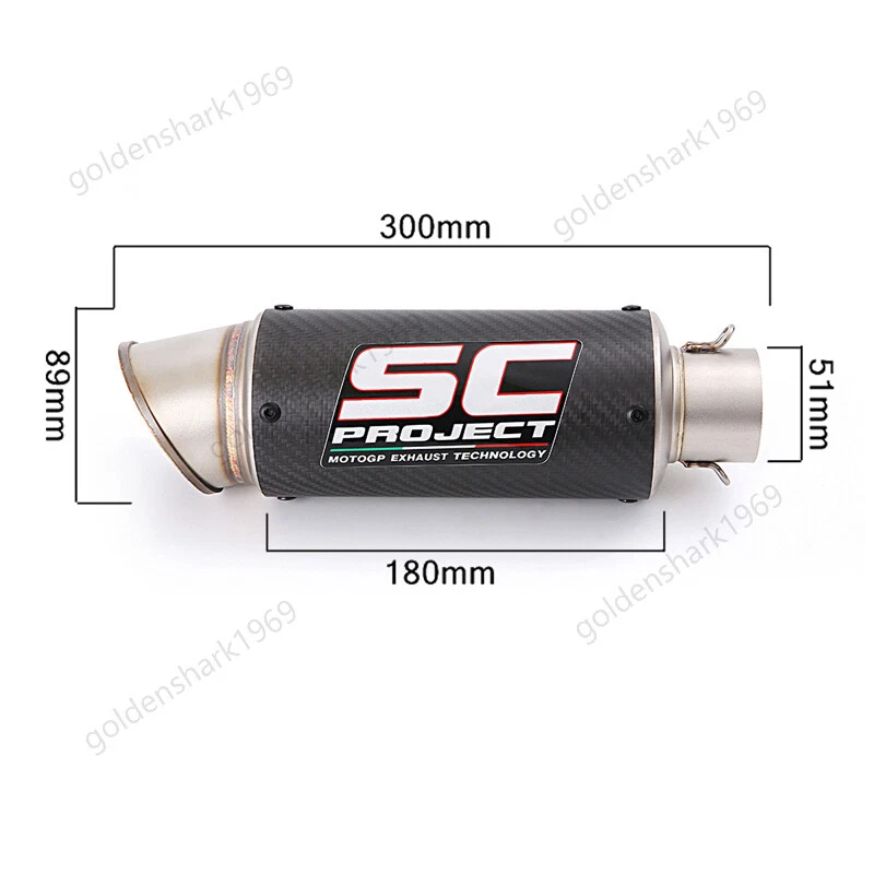 Tenere 700 2019-2025 for Yamaha XTZ07 Slip On Muffler Exhaust Tips Black Carbon - Image 4 of 4