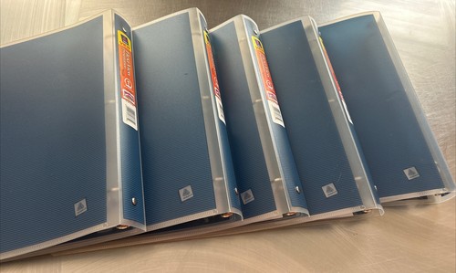 LOT OF 5 AVERY FLEXI VIEW 1” 3 RING BINDERS New Presentation Lot - Picture 4 of 10