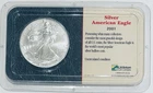 2001 AMERICAN SILVER EAGLE 1 Oz .999 Fine Silver Bullion Coin