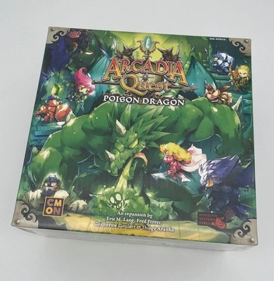 Arcadia Quest Poison Dragon Erweiterung CMON Brettspiele NEU - EN