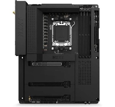 NZXT N7 B650E AMD AM5 ATX Motherboard DDR5 Wi-Fi 6E Black - READ