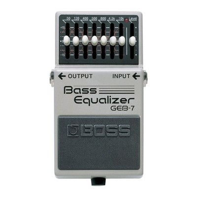 BOSS GEB-7 7-Band 50Hz to 10kHz Frequency EQ Pedal for Electric Bass TONE