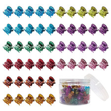 50 PCS Mini Hair Claw Clips Bangs Strong Grip Multifunction Clamp Clips. Trans