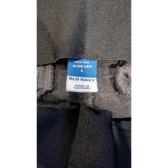 Старый темно-синий высоты широкая нога укороченные брюки женщин размер S темно-серый джинсовой ткани - Изображение 3 из 4