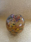 Vintage Rose Bowl Made by Murano In Italy Glass Bowl Hand Blown