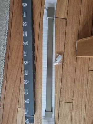 Bronze gebürstet Decke Wand Tragarm Dusche Glasscheibe Stabilität 600 mm