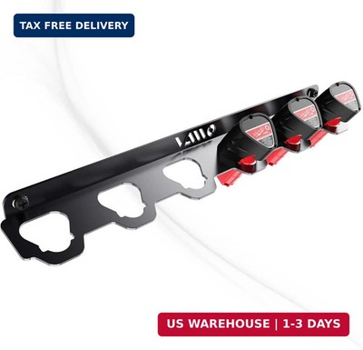 VAIIO Compatible Milwaukee M12 12V Battery Rack Holder, Wrought Iron Heavy Duty