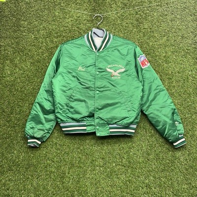 【希少90s】NFL イーグルス Starter 中綿ジャケット Vintage Philadelphia Eagles Satin Starter Jacket Youth Large