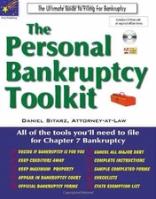 The Personal Bankruptcy Toolkit: The - Paperback, by Sitarz Daniel - Acceptable