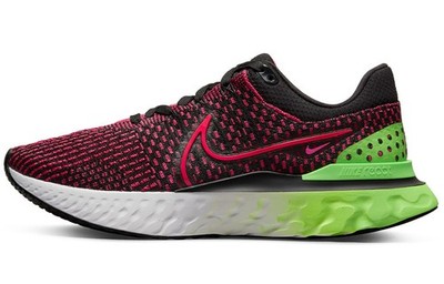 Nike React Infinity Run Flyknit 3 Siren Red Green Strike - DH5392-003