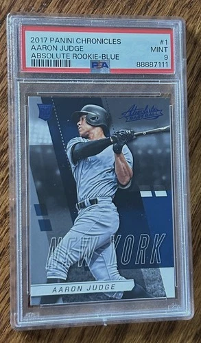2017 Chronicles Aaron Judge Absolute Rookie - Blue PSA 9 MINT New York Yankees
