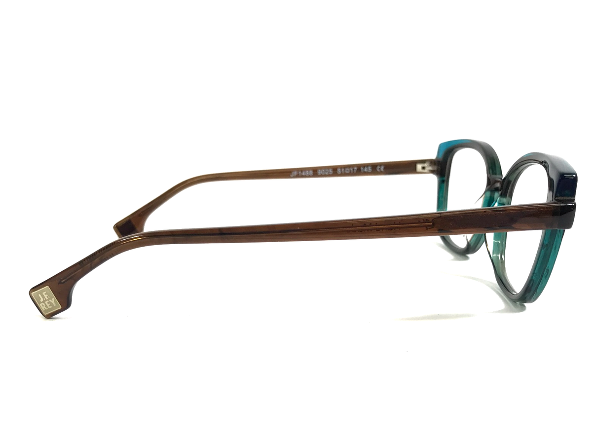 J.F. Rey Eyeglasses Frames JF1488 9025 Brown Green Blue Turquoise