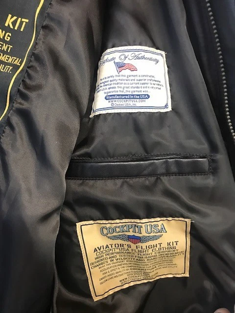 COCKPIT USA Hombre Talla 2XL, Chaqueta Z2011AW Totalmente Nueva Foto 2 de 4