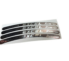 4pc Chrome Surron MX Excel Takasago Rim Decals Made in USA for 12-21 IN