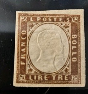 Italy-Sardinia-A second Example Of Scott# 15 Bronze Frame