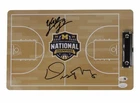 Dusty May & Yaxel Lendeborg Signed Michigan Wolverine Basketball Clipboard (JSA)
