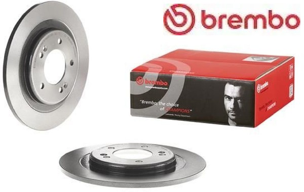 2X Bremsscheibe Brembo 08.C250.11 2 Bremsscheiben Hinterachse Hinten-image