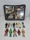 Vintage Star Wars Action Figure Collectors Case W/ 12 Action Figures