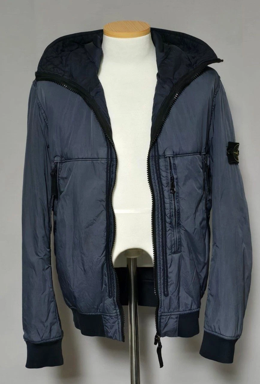 Giacca con cappuccio Stone Island Crinkle Laps 19FW 69469382