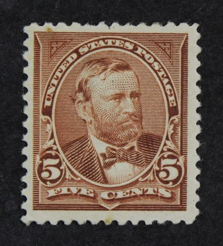 CKStamps: US Stamps Collection Scott#255 5c Garfield Mint H OG Tiny Thin