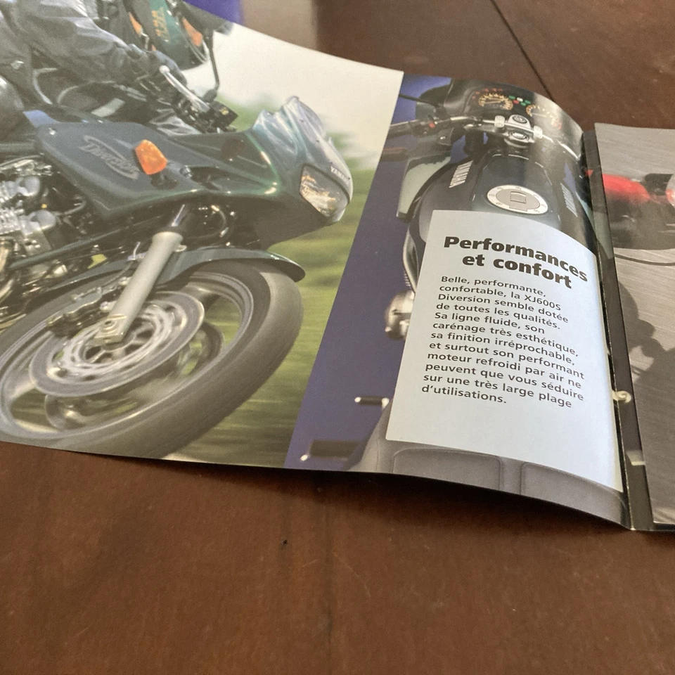 Yamaha XJ600N XJ600S Diversion Moto Catálogo Folleto XJ600 600 XJ - Imagen 2 de 4