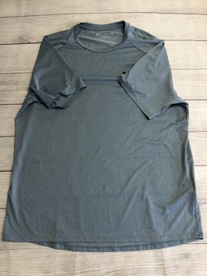 Under Armour Shirt Mens Extra Large Blue Gray The Tech Tee Athletic Performance