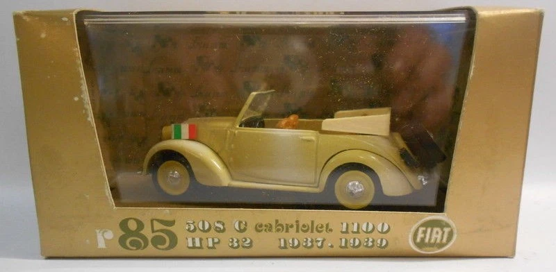 Modelo metálico Brumm escala 1/43 - R85 FIAT 508C CABRIOLET 1100 HP 32 1937-39 Foto 4 de 4