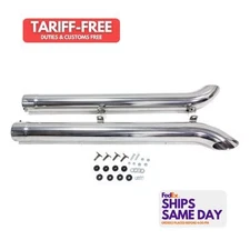 Hooker 50735-1HKR, Pair of Coated Side Tubes  Steel Metallic Ceramic Performance