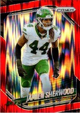 Jamien Sherwood 2025 Prizm Red Flash #221 - Jets