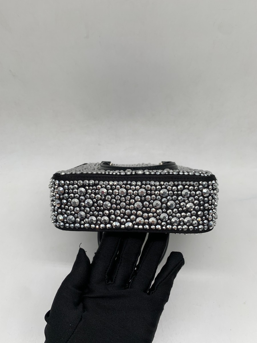 Prada Black Crystal Embellished Mini Tote Bag /WJXY04513199 | eBay