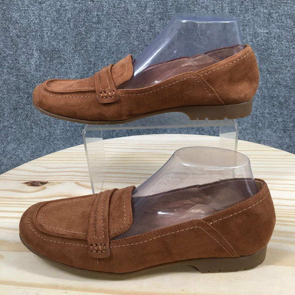 Naturalizer Shoes Womens 9 M Dannah Loafers Brown Fabric Slip On Casual Comfort - Image 3 of 4