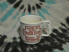North 40 Auto Truck Stop - Camden, TN. - Semi Hauler Handle Plastic Mug Cup