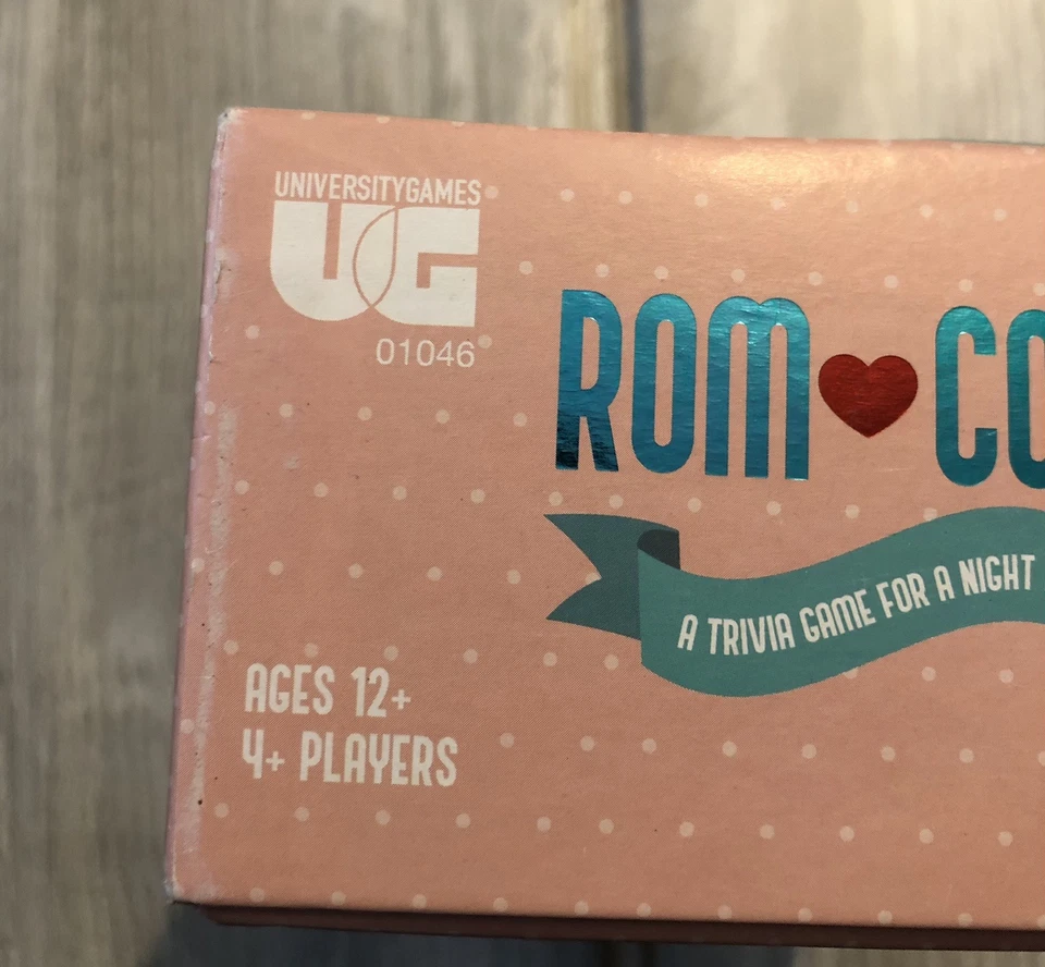 ROM COM Trivia Juego Película Trivia Juego de Cartas Edades 12+ 4+ Jugadores EB1D24 Foto 4 de 4