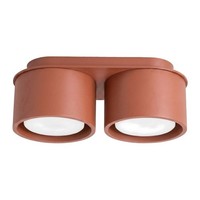 Deckenlampe Aluminium Ockerrot GX53 L:21 Cm 2-Flammig Deckenleuchte Schlafzimmer