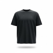 NIKE Jacquemus Collaboration All Over Logo Print T Shirt Black Size L