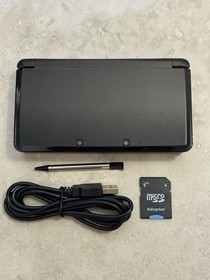 Nintendo 3DS Console Black Edition With Charger US SELLER Read Description