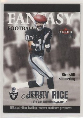 2002 Fleer Premium Fantasy Team 1096/1200 Jerry Rice #12FT HOF g2x