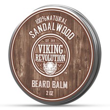 Sandalwood Beard Balm - Beard Butter with Argan Oil, Beard Softener for Men w...